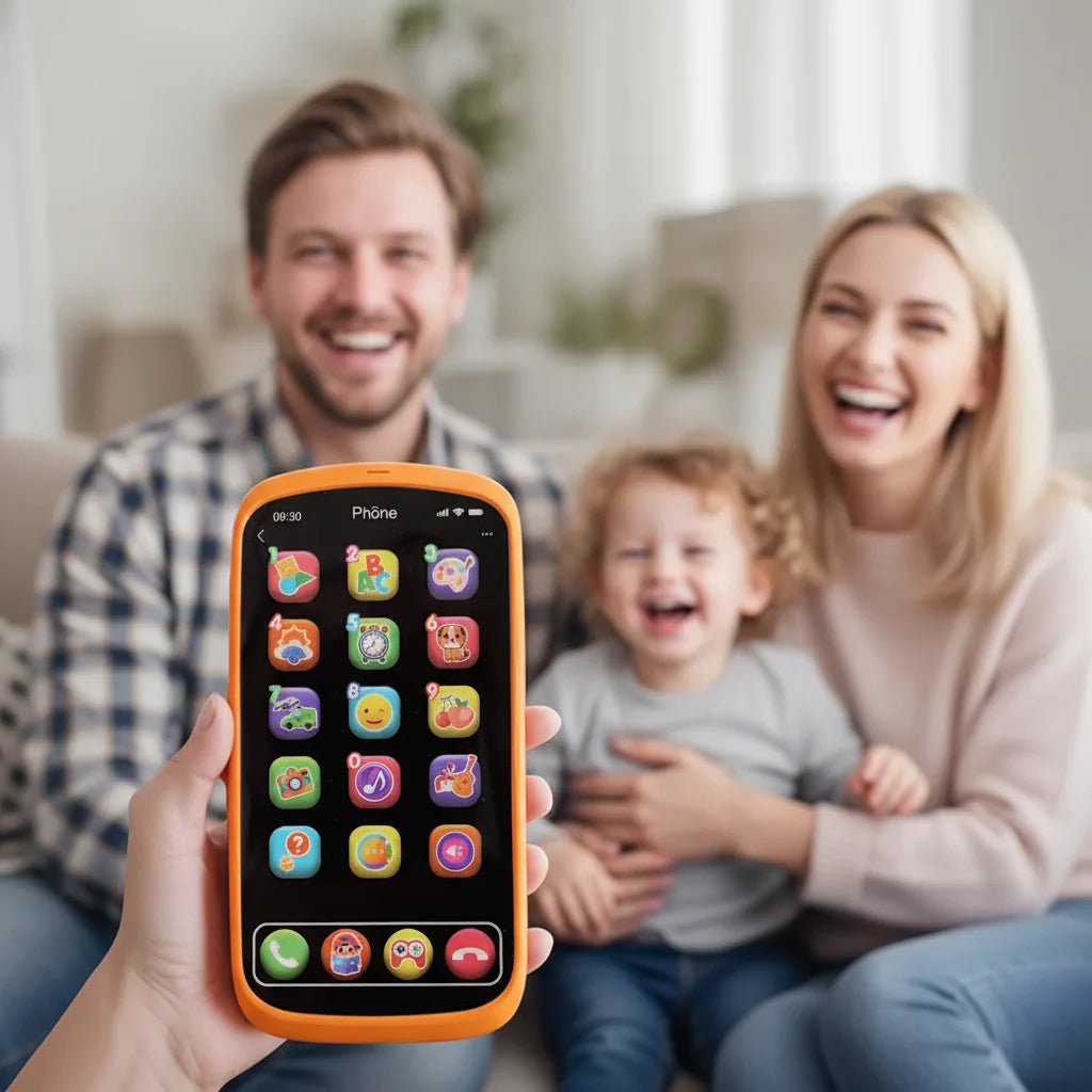 Kids Touch Screen Toy Phone - Educational Learning Smartphone with Lights & Music - Nalani - Fashion Clothing and Decor
