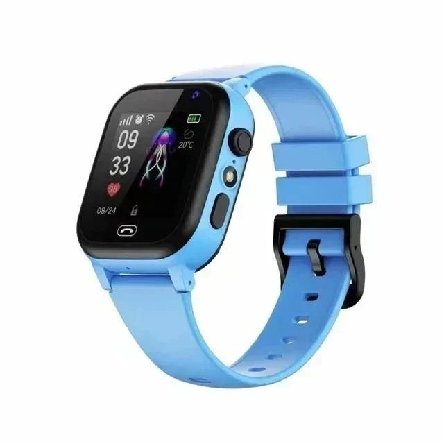 KidSafe | 4G GPS Smartwatch for Kids with Real-Time Tracking - Waterproof Children's Smart Watch with SOS Emergency Button, Two-Way Calling & Camera - Nalani - Fashion Clothing and Decor