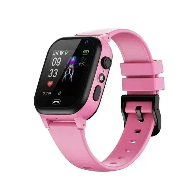 KidSafe | 4G GPS Smartwatch for Kids with Real-Time Tracking - Waterproof Children's Smart Watch with SOS Emergency Button, Two-Way Calling & Camera - Nalani - Fashion Clothing and Decor