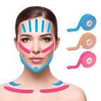 Kinesiology Tape for Face and Neck – Facial Tape for Overnight Skincare, Latex-Free, Skin-Friendly Adhesive – DermaTape - Nalani - Fashion Clothing and Decor