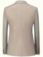 Lanesi - Slim Fit Three - Piece Men's Suit Glossy Finish Blazer - Nalani - Fashion Clothing and Decor