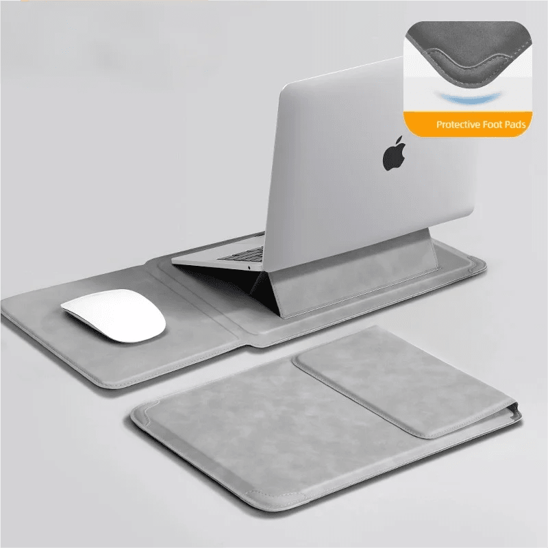 Laptop Sleeve Case with Ergonomic Foldable Stand for MacBook Air Pro 13 13.6 M4, HP, Dell, Huawei - Waterproof Slim Notebook Cover 13 14 15 15.6 16 Inch - Nalani - Fashion Clothing and Decor