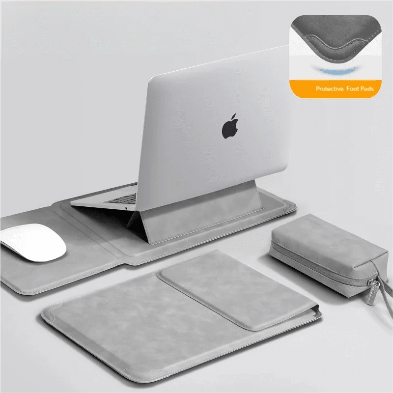 Laptop Sleeve Case with Ergonomic Foldable Stand for MacBook Air Pro 13 13.6 M4, HP, Dell, Huawei - Waterproof Slim Notebook Cover 13 14 15 15.6 16 Inch - Nalani - Fashion Clothing and Decor