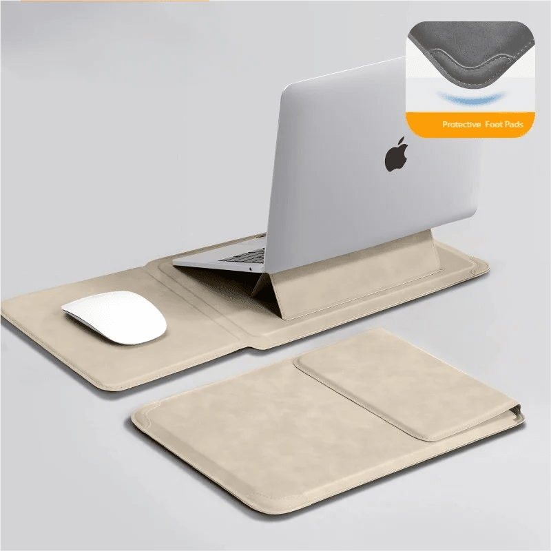 Laptop Sleeve Case with Ergonomic Foldable Stand for MacBook Air Pro 13 13.6 M4, HP, Dell, Huawei - Waterproof Slim Notebook Cover 13 14 15 15.6 16 Inch - Nalani - Fashion Clothing and Decor