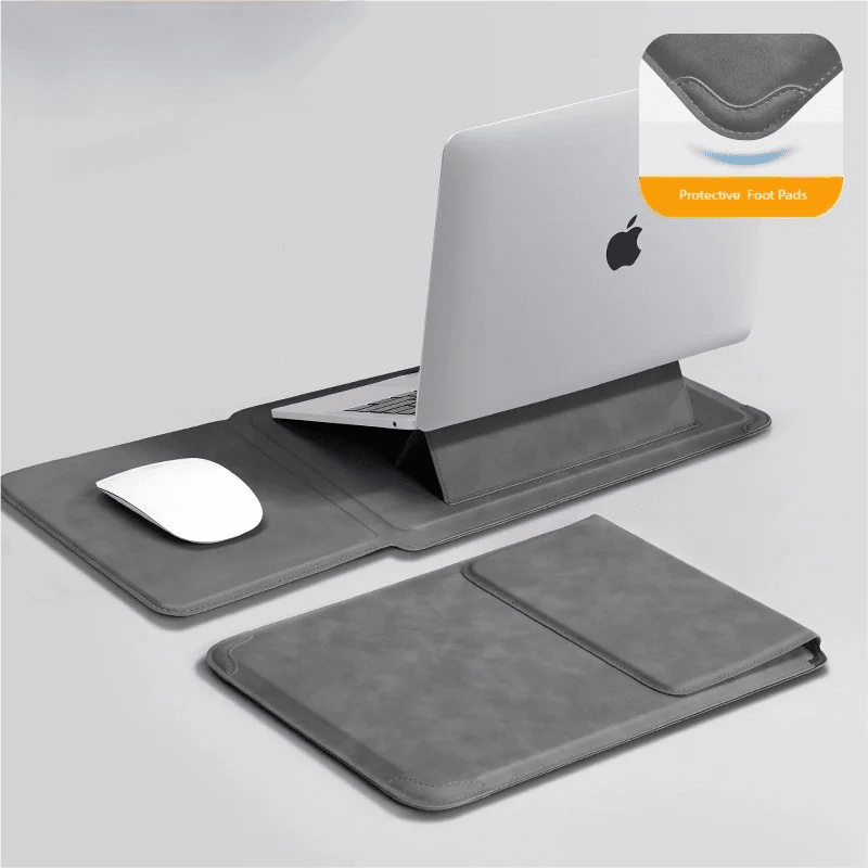 Laptop Sleeve Case with Ergonomic Foldable Stand for MacBook Air Pro 13 13.6 M4, HP, Dell, Huawei - Waterproof Slim Notebook Cover 13 14 15 15.6 16 Inch - Nalani - Fashion Clothing and Decor