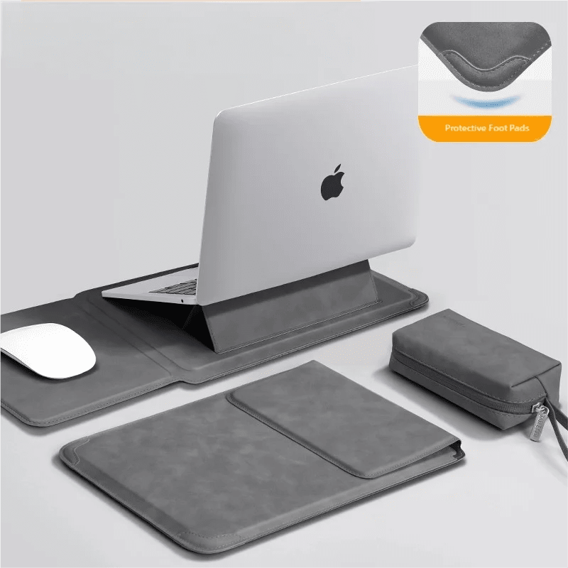 Laptop Sleeve Case with Ergonomic Foldable Stand for MacBook Air Pro 13 13.6 M4, HP, Dell, Huawei - Waterproof Slim Notebook Cover 13 14 15 15.6 16 Inch - Nalani - Fashion Clothing and Decor
