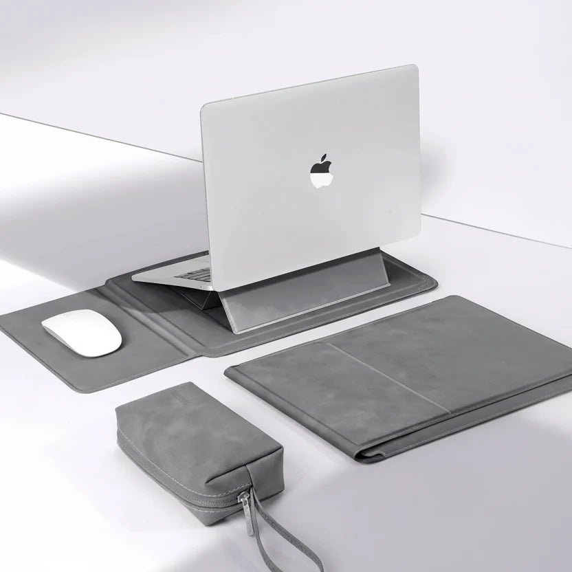 Laptop Sleeve Case with Ergonomic Foldable Stand for MacBook Air Pro 13 13.6 M4, HP, Dell, Huawei - Waterproof Slim Notebook Cover 13 14 15 15.6 16 Inch - Nalani - Fashion Clothing and Decor