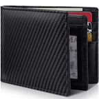 Leather Bifold Wallet for Men with RFID Blocking – Slim Men's Wallet with 13 Card Slots, Brown, Dark Brown & Black | Hommes - Nalani - Fashion Clothing and Decor