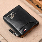 Leather RFID Protected Zipper Wallet for Men Waterproof - Nalani - UK Fashion Clothing and Decor