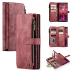 Leather Wallet Case With Zipper For Smartphones Card Slots - Nalani - UK Fashion Clothing and Decor