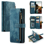 Leather Wallet Case With Zipper For Smartphones Card Slots - Nalani - UK Fashion Clothing and Decor