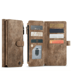Leather Zipper Wallet Case For A Series Phones With Cards - Nalani - UK Fashion Clothing and Decor