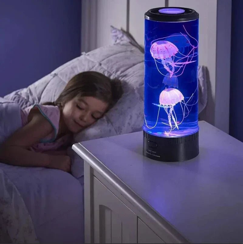 LED Jellyfish Lava Lamp - OceanGlow Colorful Mood Lighting For Home - Nalani - Fashion Clothing and Decor