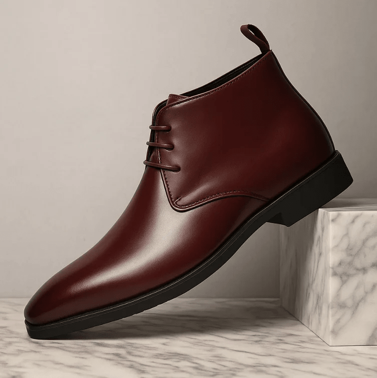 LeVaine Chukka Boots In Premium vegan Leather For Everyday Style - Nalani - Fashion Clothing and Decor