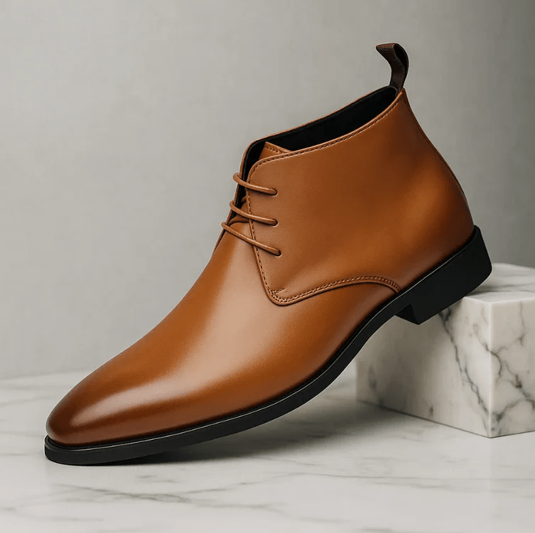 LeVaine Chukka Boots In Premium vegan Leather For Everyday Style - Nalani - Fashion Clothing and Decor