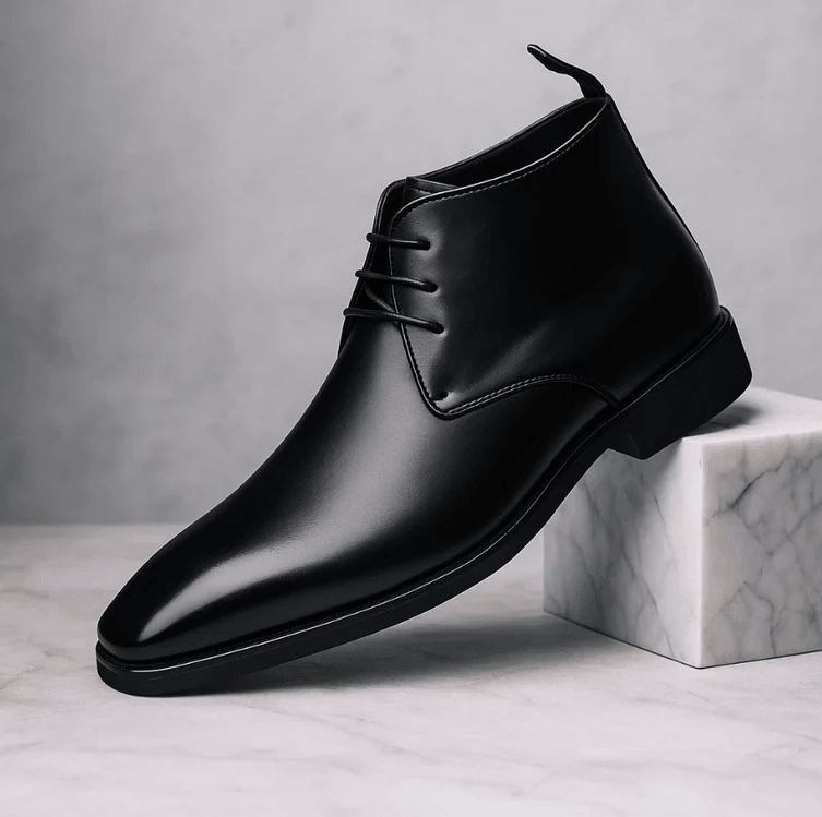 LeVaine Chukka Boots In Premium vegan Leather For Everyday Style - Nalani - Fashion Clothing and Decor