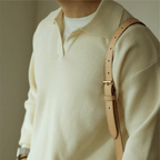 Levan Knit Polo Lightweight Knit Polo For Casual Office Wear - Nalani - Fashion Clothing and Decor