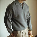 Levan Knit Polo Lightweight Knit Polo For Casual Office Wear - Nalani - Fashion Clothing and Decor
