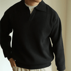 Levan Knit Polo Lightweight Knit Polo For Casual Office Wear - Nalani - Fashion Clothing and Decor