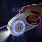 Light-Up Dog Leash with Flashlight – LED Dog Leash up to 16 ft, Visible at Night, 3 Colors – GlowGuard - Nalani - Fashion Clothing and Decor
