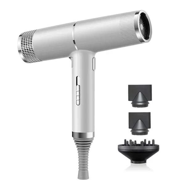 Lightweight Hair Dryer 1100W – Compact Ionic Blow Dryer with 3 Speed Settings, Under 1 lb, Black, Red or Gradient - Nalani - Fashion Clothing and Decor