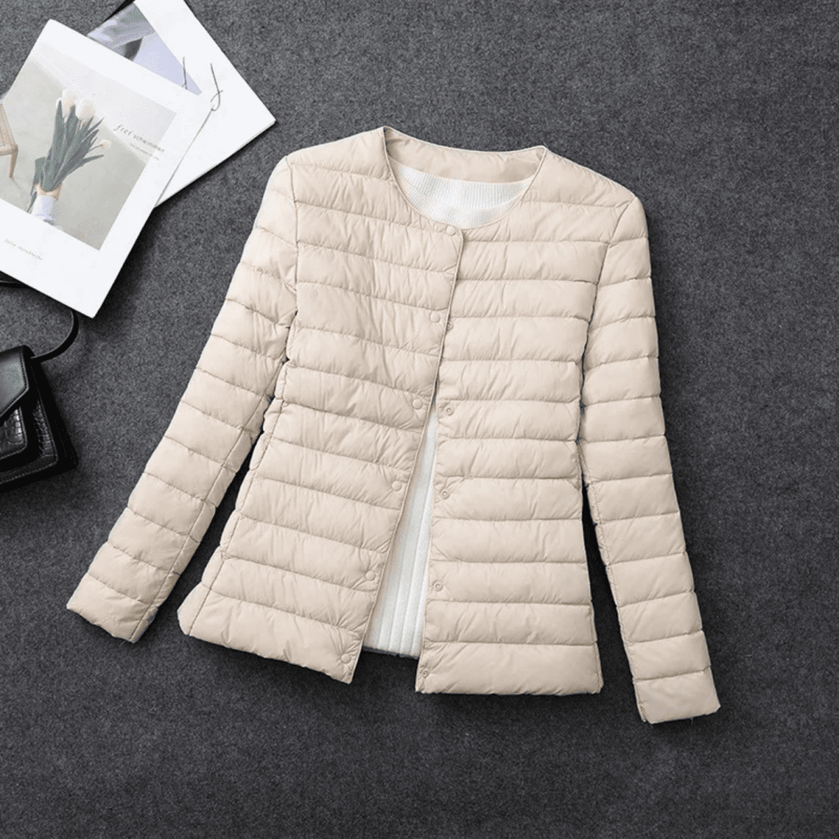 Lightweight Padded Down Jacket For Warm Breathable Comfort - Nalani - UK Fashion Clothing and Decor