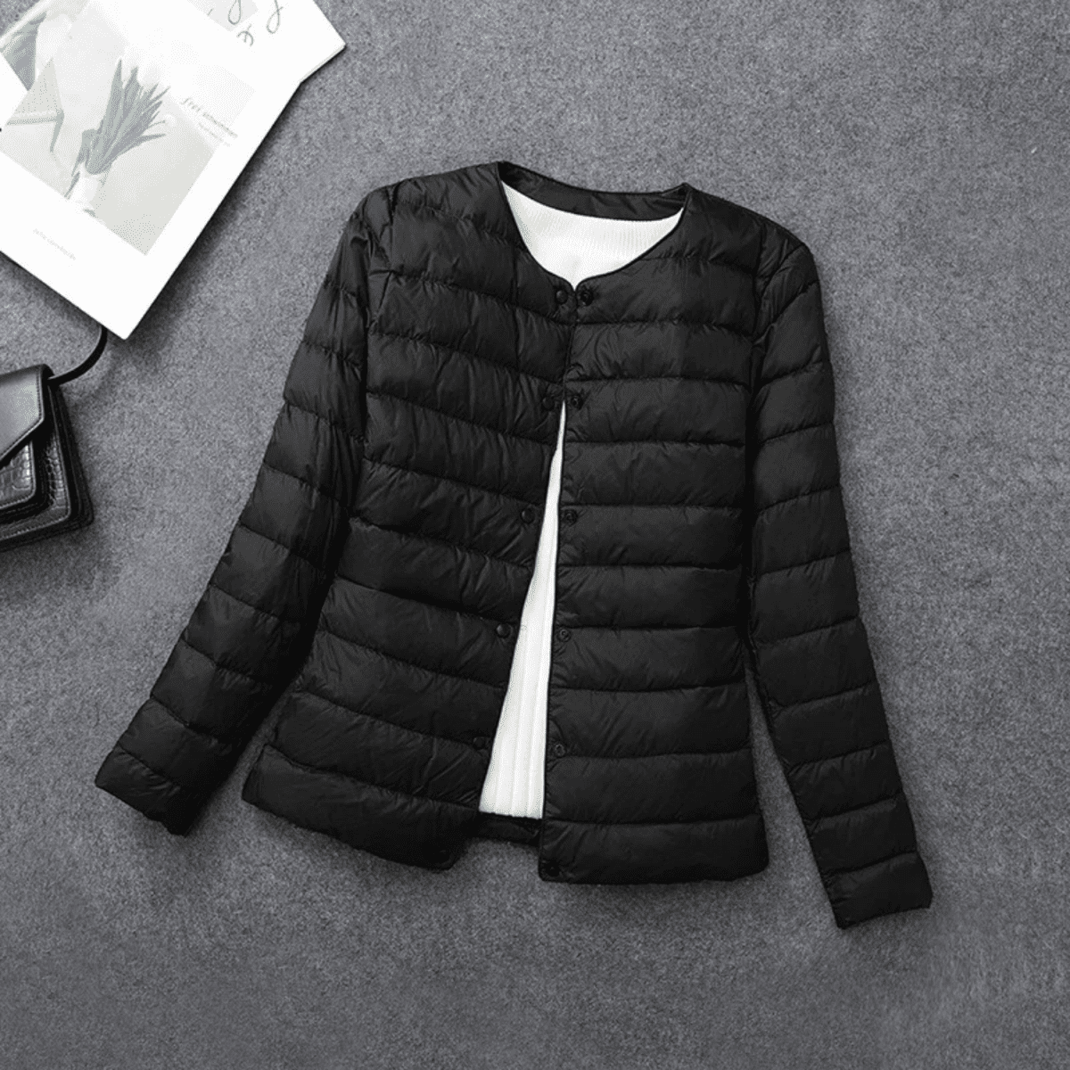 Lightweight Padded Down Jacket For Warm Breathable Comfort - Nalani - UK Fashion Clothing and Decor