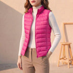 Lightweight Puffer Vest for Layering and All Season Warmth - Nalani - UK Fashion Clothing and Decor