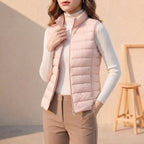 Lightweight Puffer Vest for Layering and All Season Warmth - Nalani - UK Fashion Clothing and Decor
