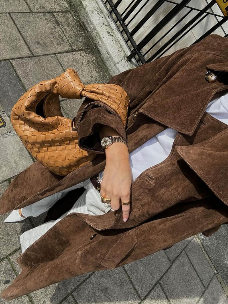 Long classic trench coat for women - Nalani - UK Fashion Clothing and Decor