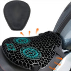 Long Distance Travel Motorcycle Gel Seat Cushion Breathable Petal Design - Nalani - Fashion Clothing and Decor