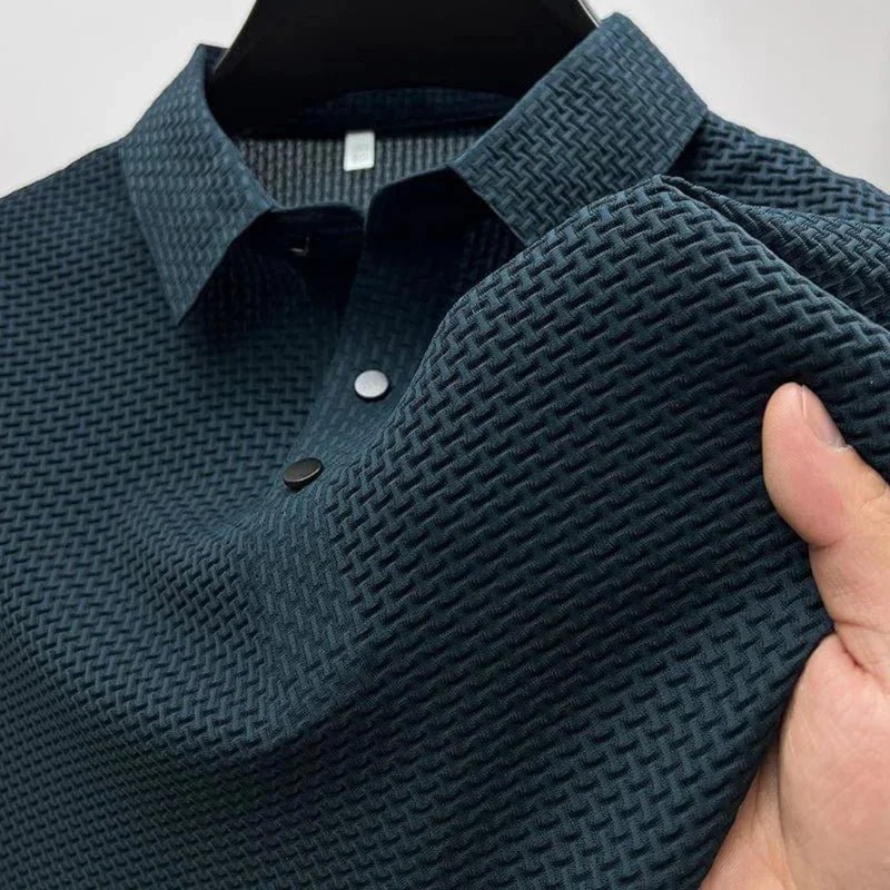 Loom - Polo Anti Crease Short Sleeve Breathable Lightweight Shirt - Nalani - Fashion Clothing and Decor