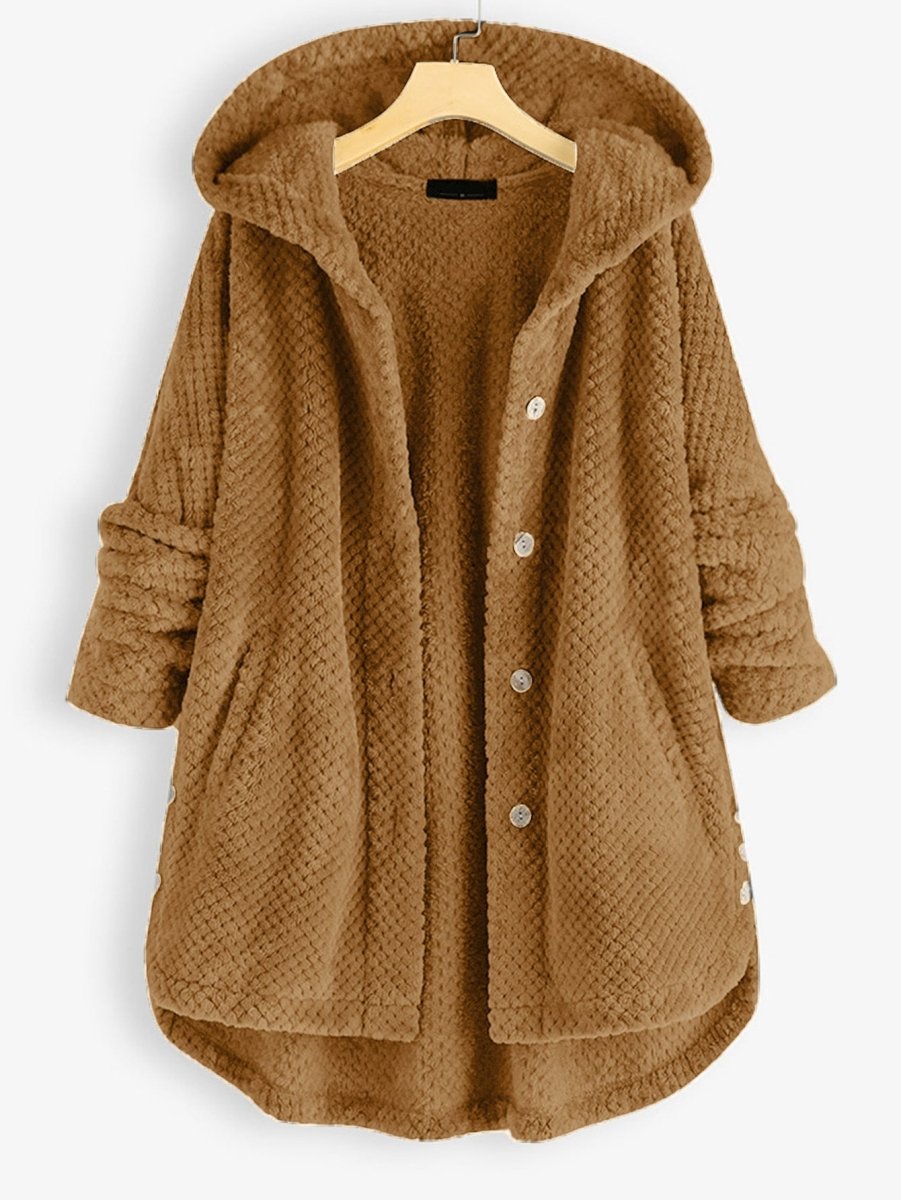 Loose Fit Hooded Sweater For Women Long Sleeves Casual - Nalani - UK Fashion Clothing and Decor