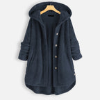 Loose Fit Hooded Sweater For Women Long Sleeves Casual - Nalani - UK Fashion Clothing and Decor