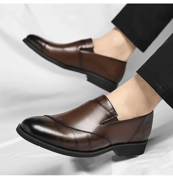 Lucenti Leather Loafers With Cushioned Insole And Lightweight Sole - Nalani - Fashion Clothing and Decor