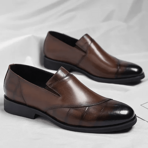 Lucenti Leather Loafers With Cushioned Insole And Lightweight Sole - Nalani - Fashion Clothing and Decor