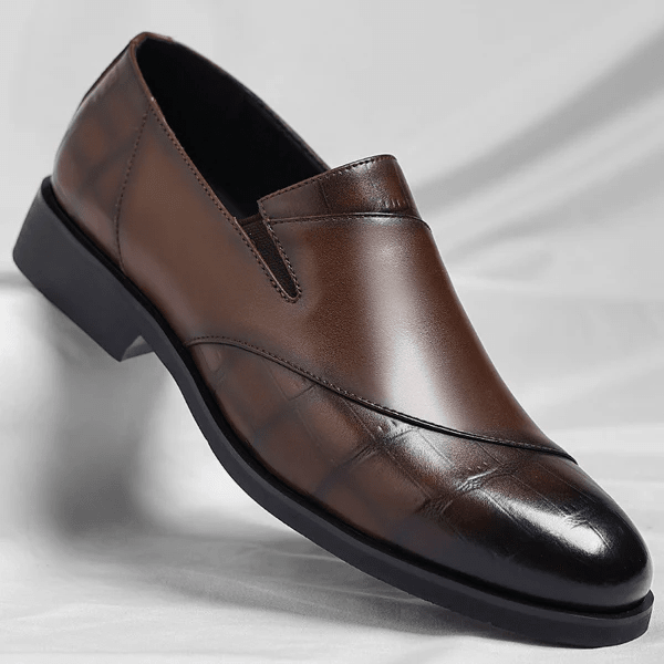 Lucenti Leather Loafers With Cushioned Insole And Lightweight Sole - Nalani - Fashion Clothing and Decor