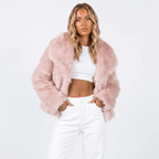 Luxury Faux Fur Jacket for Women – Fluffy Faux Fur Coat for Winter & Evenings, 8 Colours, XS–2XL – Sienna Moreau - Nalani - Fashion Clothing and Decor