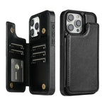 Luxury Leather Phone Case With Card Slots Magnetic Closure - Nalani - UK Fashion Clothing and Decor