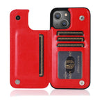 Luxury Leather Phone Case With Card Slots Magnetic Closure - Nalani - UK Fashion Clothing and Decor