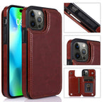 Luxury Leather Phone Case With Card Slots Magnetic Closure - Nalani - UK Fashion Clothing and Decor