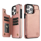 Luxury Leather Phone Case With Card Slots Magnetic Closure - Nalani - UK Fashion Clothing and Decor