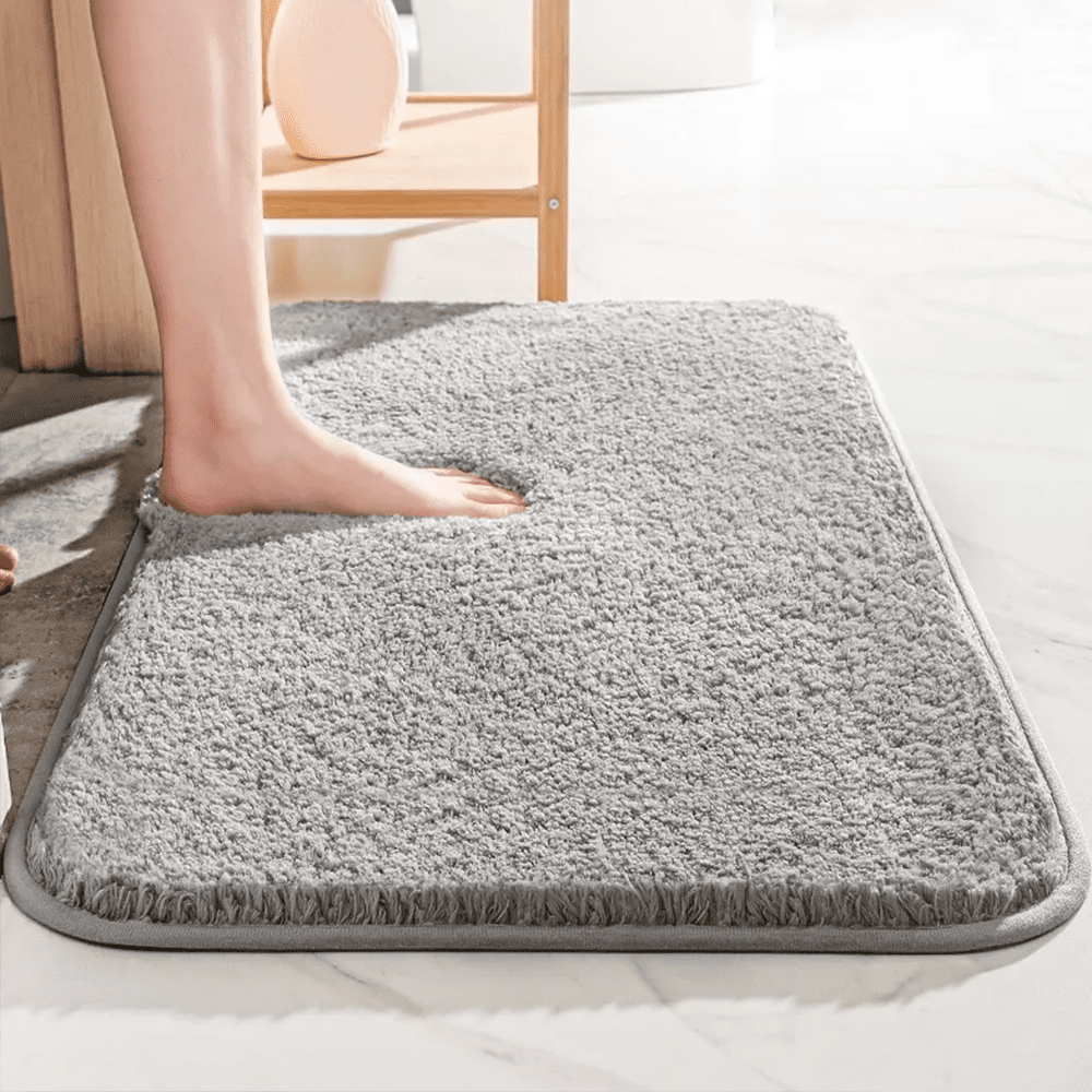 Luxury Non Slip Bath Mat Microfiber Rug For Comfort And Safety - Nalani - UK Fashion Clothing and Decor