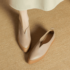 Maeva Leather Loafers With Clean Lines And Soft Platform Sole - Nalani - Fashion Clothing and Decor