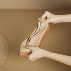Maeva Leather Loafers With Clean Lines And Soft Platform Sole - Nalani - Fashion Clothing and Decor
