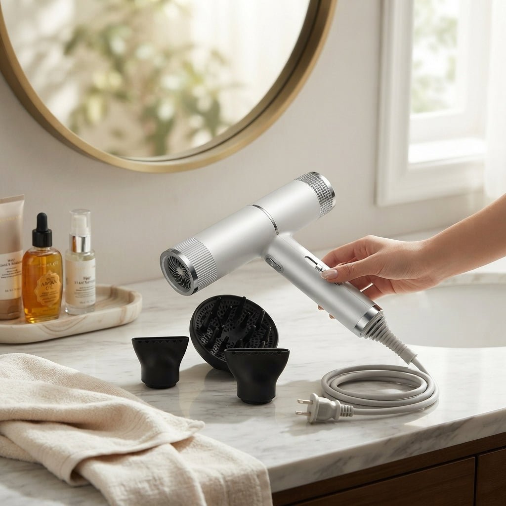Magnetic Hair Dryer – Lightweight Ionic Blow Dryer with Brushless Motor & Magnetic Attachments, 7 Colors – SwiftDry - Nalani - Fashion Clothing and Decor