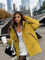 Malvioni | Casual Outdoor Down Jacket With Stand Collar For Men Women - Nalani - UK Fashion Clothing and Decor