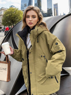 Malvioni | Casual Outdoor Down Jacket With Stand Collar For Men Women - Nalani - UK Fashion Clothing and Decor