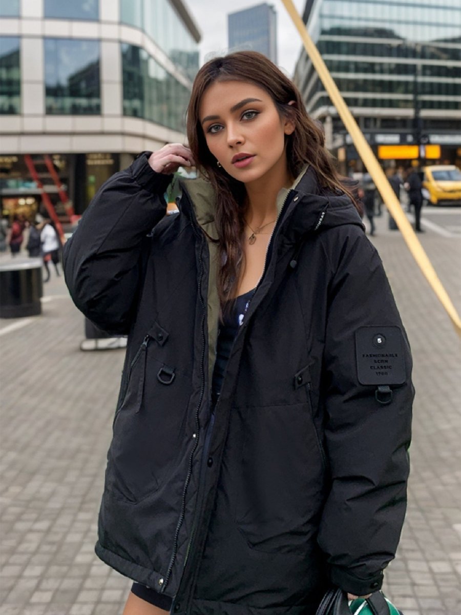 Malvioni | Casual Outdoor Down Jacket With Stand Collar For Men Women - Nalani - UK Fashion Clothing and Decor