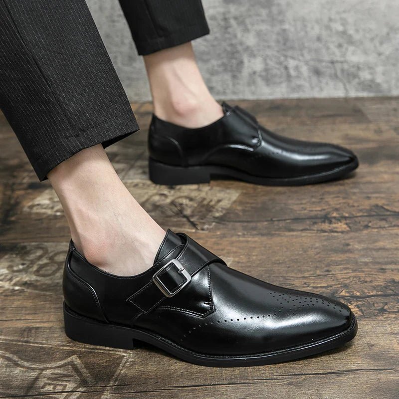 Marcello Polished Leather Loafers With Sleek Slip On Finish - Nalani - Fashion Clothing and Decor